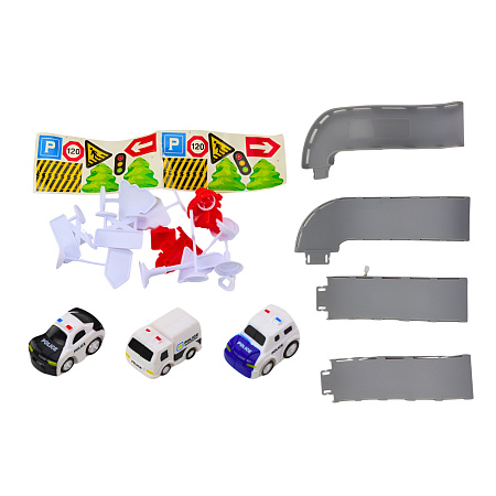 Aircraft Transport Cargo Airplane Playset with Mini Vehicles