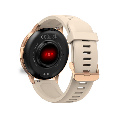 Zeblaze Smart Watch Btalk 2, AMOLED Display, Make/Receive Calls, Desert Gold