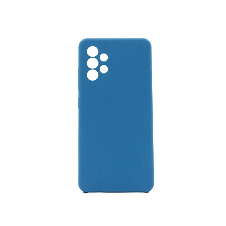Helmet Case Liquid Silicone Samsung A32, Blue Helmet Case Liquid Silicone Samsung A32, Blue