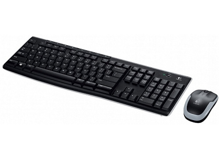 Wireless Keyboard & Mouse Logitech MK270, Media сontrols, Spill-resistant, 1000dpi, 3 buttons, 2xAAA