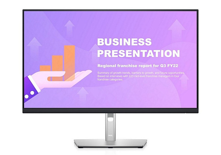 27" DELL P2722HE, Black,IPS,1920x1080,60Hz,5ms,300cd,1000:1,HDMI+DP+USB+TypeC,LAN,Pivot