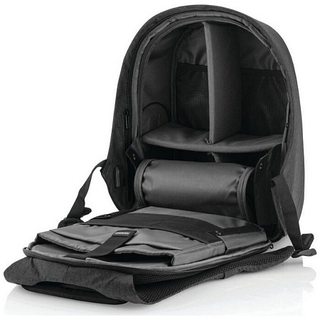 Backpack Bobby Hero Regular, anti-theft, P705.291 for Laptop 15.6" & City Bags, Black 