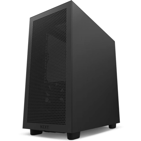 Case ATX NZXT H7 Flow, 2x120mm, Mesh Front, Tempered Glass, Dust Filter, 2xUSB 3.2, 1xUSB-C, 2x3.5",