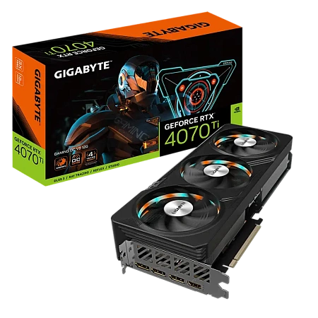 Видеокарта Gigabyte GV-N407TGAMING OCV2-12GD, 12ГБ GDDR6X 128бит Видеокарта Gigabyte GV-N407TGAMING OCV2-12GD, 12ГБ GDDR6X 128бит