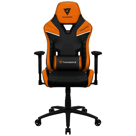 Gaming Chair ThunderX3 TC5  Black/Tiger Orange, User max load up to 150kg / height 170-190cm