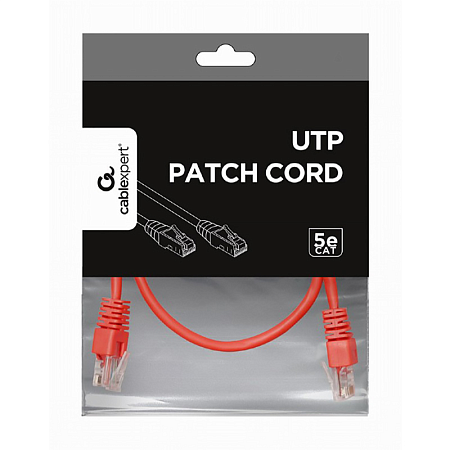0.25m, Patch Cord Red, PP12-0.25M/R, Cat.5E, Cablexpert, molded strain relief 50u" plugs 0.25m, Patch Cord Red, PP12-0.25M/R, Cat.5E, Cablexpert, molded strain relief 50u" plugs