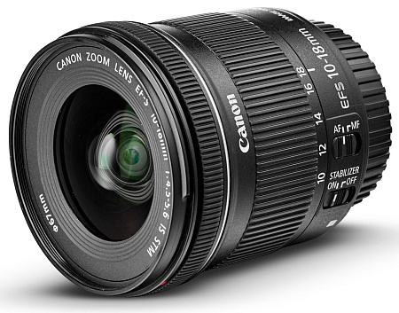 Объектив Canon EF-S 10-18mm f/4.5-5.6 IS STM Объектив Canon EF-S 10-18mm f/4.5-5.6 IS STM