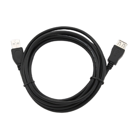 Удлинитель Gembird CCF-USB2-AMAF-10, USB Type-A (F)/USB Type-A (M), 3м, Чёрный