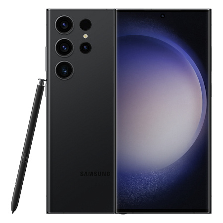 Смартфон Samsung Galaxy S23 Ultra, 12Гб/256Гб, Phantom Black