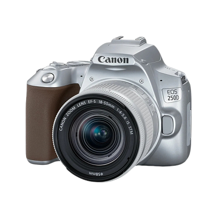 DC Canon EOS 250D & EF-S 18-55mm f/3.5-5.6 IS STM KIT - Silver