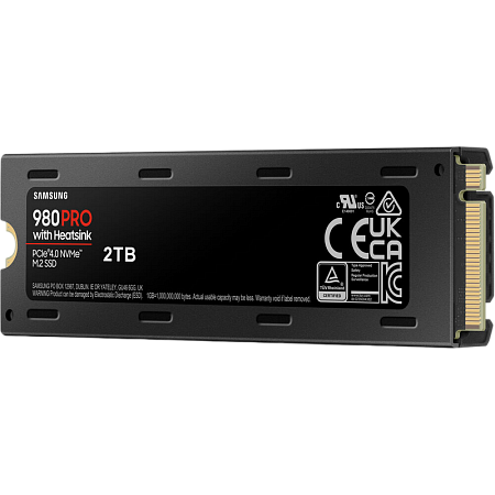 .M.2 NVMe SSD 2.0TB Samsung  980 PRO w/ Heatsink [PCIe 4.0 x4, R/W:7000/5100MB/s, PC&PS5® Compatible