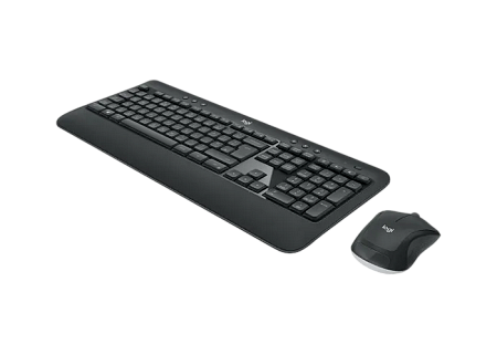 Wireless Keyboard & Mouse Logitech MK540, Spill-resistant, Quiet typing, Palm rest, Media сontrols, 