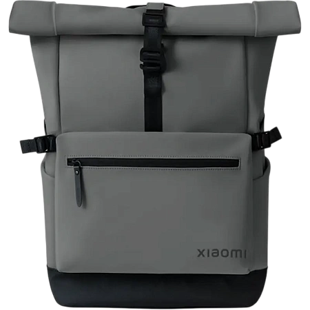 Рюкзак Xiaomi Roll Top Casual, 15.6", Ткань, Полиуретан, Полиэстер, Серый
