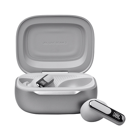 JBL Earphones TWS Live Beam 3, Silver