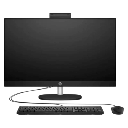 Моноблок HP 24-cr0074ci, 24", AMD Ryzen 5 7520U, 16Гб/512Гб, FreeDOS, Чёрный
