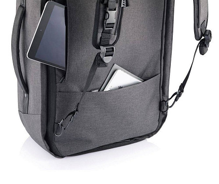 15.6" Bobby Duffle Anti-Theft backpack, Black, P705.271 15.6" Bobby Duffle Anti-Theft backpack, Black, P705.271