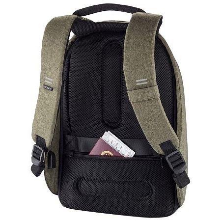 Рюкзак для ноутбука Bobby Hero Small, 13.3", Искусственная кожа, Чёрный