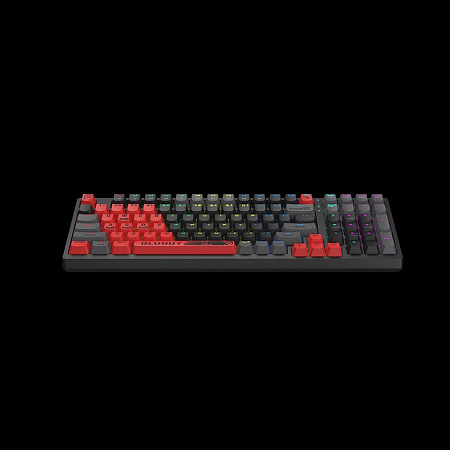 Gaming Keyboard Bloody S98 Sports, Mechanical, BLMS Linear SW, Hot-Swappable, Quiet Typing, 98-Keys,