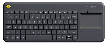 Клавиатура Logitech K400 Plus, Беспроводное, Чёрный Клавиатура Logitech K400 Plus, Беспроводное, Чёрный