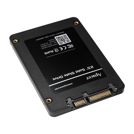 2.5" SATA SSD    120GB   Apacer "AS340X" [R/W:550/500MB/s, 38/75K IOPS, 3D-NAND TLC], Retail
