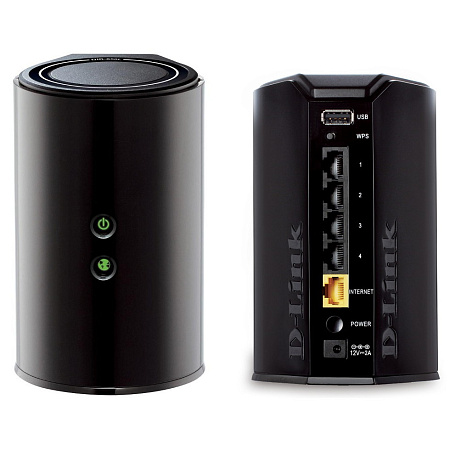 Wi-Fi AC Dual Band D-Link Router, "DIR-850L/RU/A1A", 1200Mbps, Gbit Ports, MIMO, USB2.0