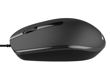 Mouse Canyon M-10, Optical, 1000dpi, 3 buttons, Ambidextrous, Black, USB