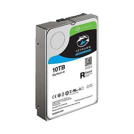 3.5" HDD 10.0TB-SATA- 256MB Seagate  " SkyHawk AI Surveillance (ST10000VE001)"