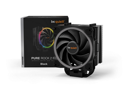 AC be quiet! "Pure Rock 2 FX" (19.1-26,8dBA, 1500RPM, 42.60 CFM, 120mm, ARGB, PWM, 150W, 4x6mm, 685g