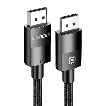 UGREEN Cable DisplayPort 1.4 to DisplayPort 1.4 8K 60Hz, 1.5m DP114, Black UGREEN Cable DisplayPort 1.4 to DisplayPort 1.4 8K 60Hz, 1.5m DP114, Black