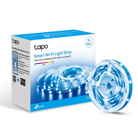 TP-LINK "Tapo L900-5", Smart Wi-Fi LED Dimmable Strip, Multicolor, 5 Meters