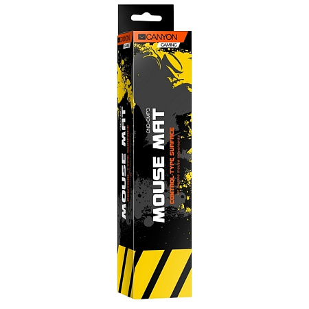 Gaming Mouse Pad Canyon CMP3, 350 x 250 x 3mm, Anti-fraying stitching, Anti-slip rubber base