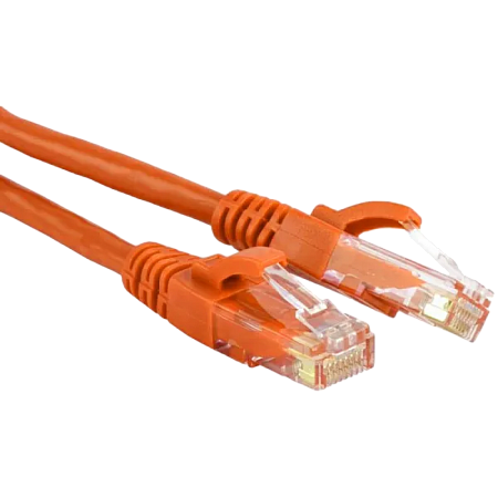  2m, Patch Cord  Orange, PP12-2M/O, Cat.5E, Cablexpert, molded strain relief 50u" plugs