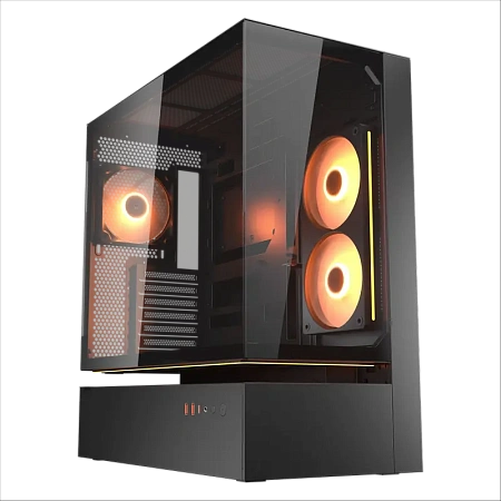 Компьютерный корпус Cougar CFV 235, Midi-Tower, Без блока питания, Чёрный