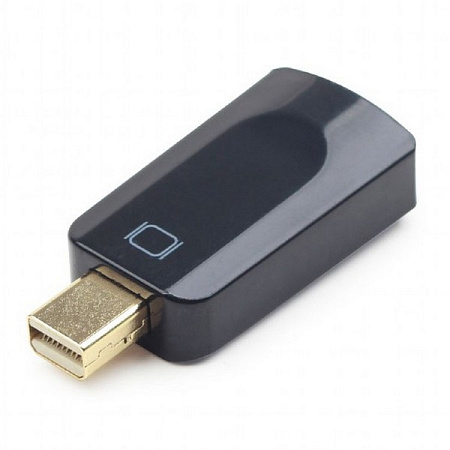 Видеоадаптер Cablexpert A-mDPM-HDMIF-01, MiniDP (M) - HDMI (F), Чёрный