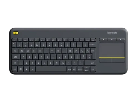 Клавиатура Logitech K400 Plus, Беспроводное, Чёрный