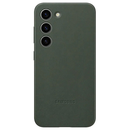 Чехол Samsung Leather Cover for Galaxy S23+, Зеленый