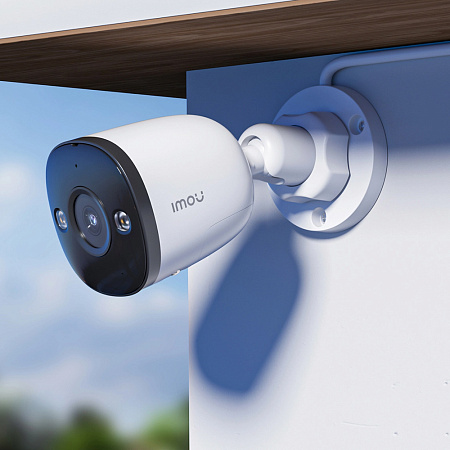 imou Outdoor Smart Full-Color PoE Camera PS3EP 4K 8MP, White