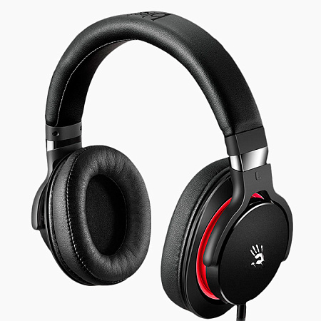 Игровая Гарнитура Bloody M550, Проводной аналоговый, Чёрный