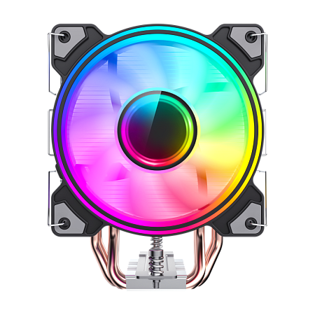 AC Gamemax "Ice-Blade ARGB" ( <32,6db, 800-1600RPM, 68CFM, 120mm, PWM, ARGB, 4x6mm, 190W, 428g.)