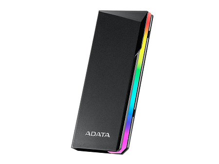 .M.2 SATA /NVMe SSD Enclosure ADATA XPG EC700G USB3.1 Type-C/A, RGB, Slim Durable Aluminum