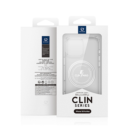 DUX DUCIS Case TPU for iPhone 16 Pro Max Clin with MagSafe, Clear
