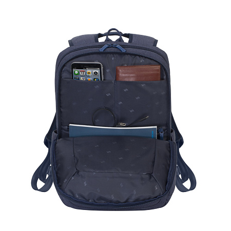 Backpack Rivacase 7760, for Laptop 15,6" & City bags, Canvas Blue