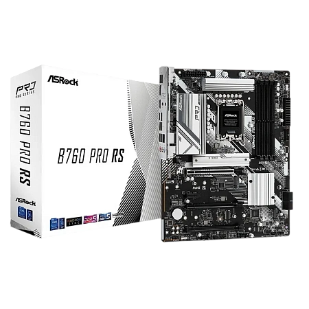 Материнская плата ASRock B760 PRO RS, LGA1700, Intel B760, ATX,процессоры ,оперативная память, ssd, M2, hdd, кейсы