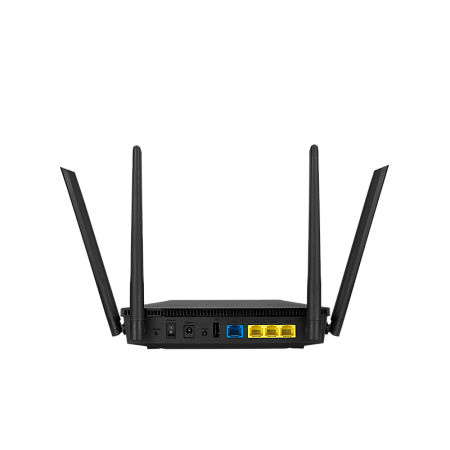 Wi-Fi 6 Dual Band ASUS Router "RT-AX53U", 1800Mbps, OFDMA, Gbit Ports, USB2.0