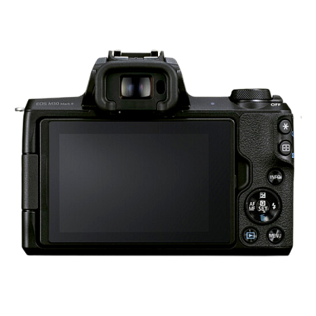 Беззеркальный фотоаппарат Canon EOS M50 Mark II, Black + EF-M 15-45 IS, Чёрный