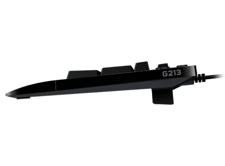 Gaming Keyboard Logitech G213 Prodigy, Mech-Dome, Spill-resistant, Media controls, RGB, 1.8m, USB, E