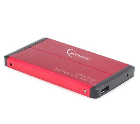 Внешний корпус Gembird EE2-U3S-2-R, Красный (EE2-U3S-2-R)