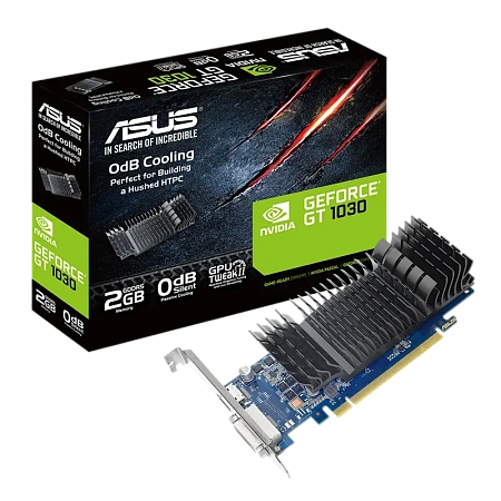Видеокарта ASUS GT1030-SL-2G-BRK,  2ГБ GDDR5 64бит,процессоры ,оперативная память, ssd, M2, hdd, кейсы