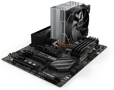 AC be quiet! "Pure Rock 2" (19.1-26,8dBA, 1500RPM, 51,4 CFM, 120mm, PWM, 150W, 4x6mm, 580g.)