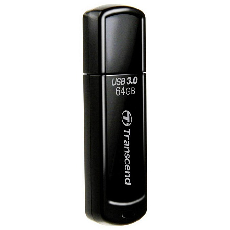 USB Flash накопитель Transcend JetFlash 700, 64Гб, Чёрный